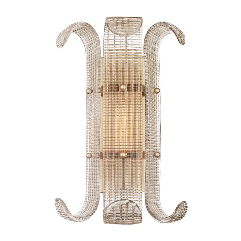 Hudson Valley Brasher 16" Wall Sconce in Aged Brass