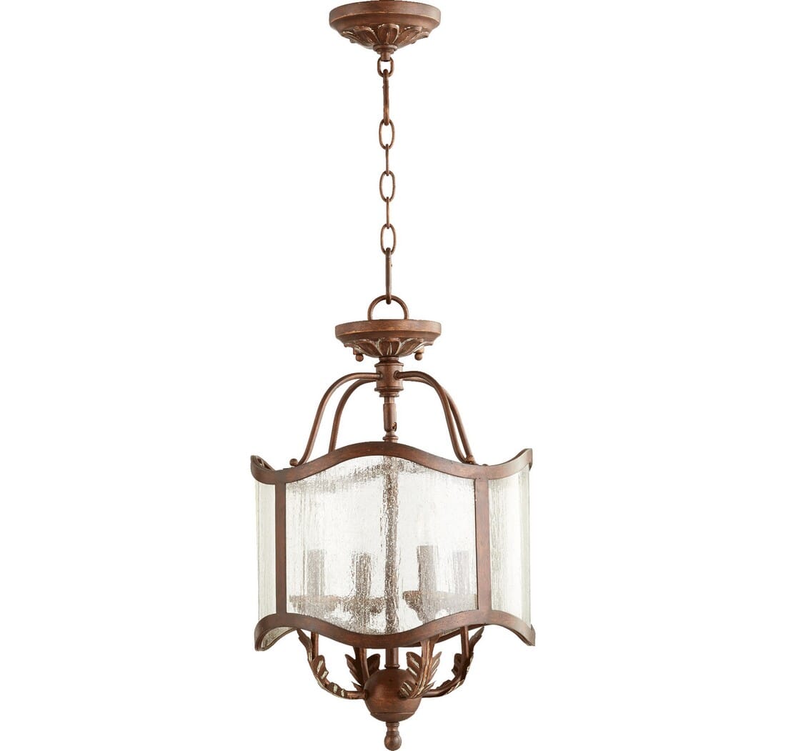 Quorum Salento 4-Light 13" Pendant Light in Vintage Copper