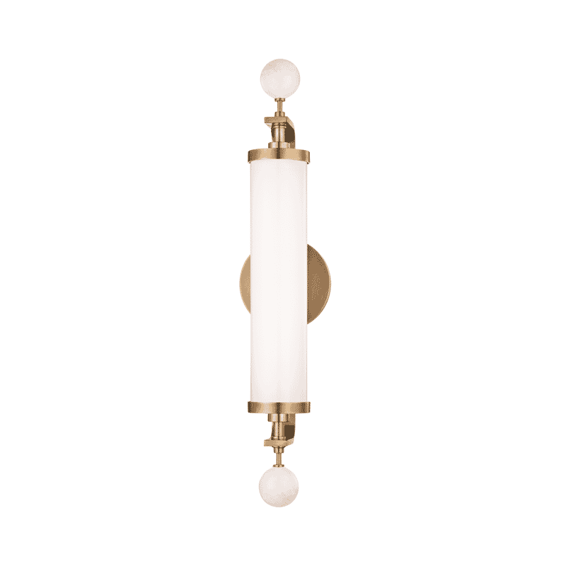 Hudson Valley Royale 22" Wall Sconce in Aged Brass