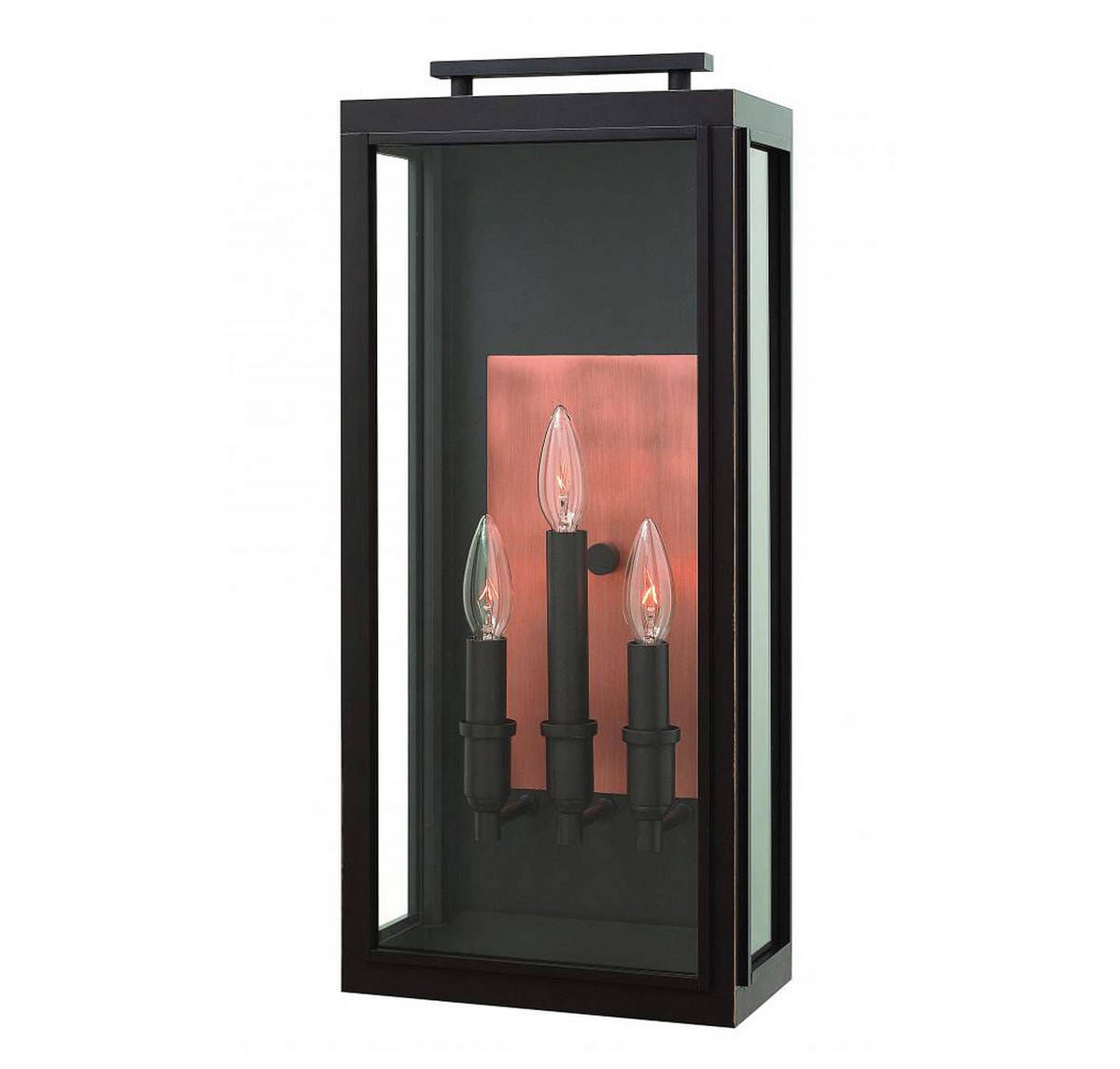 Hinkley Sutcliffe Outdoor Large Wall Lantern in Oil Rubbed Bronze