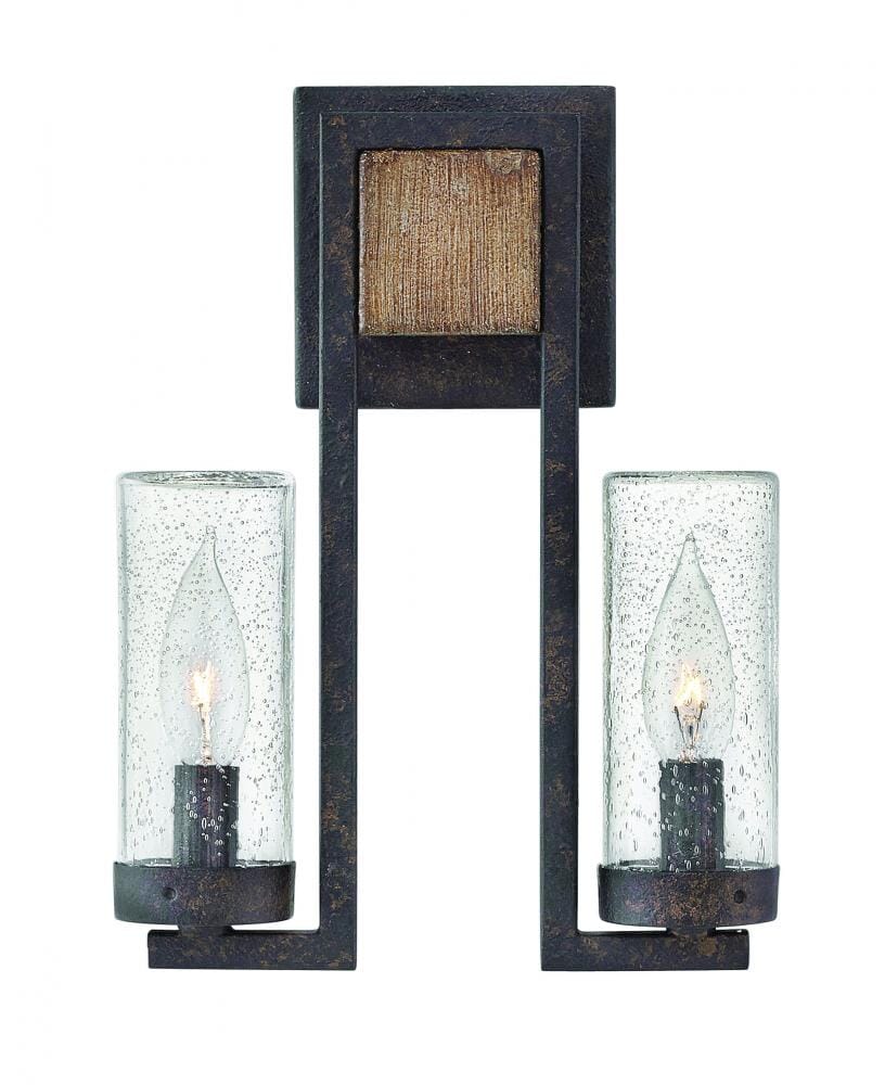 Hinkley Sawyer 2-Light Outdoor Sconce in Sequoia