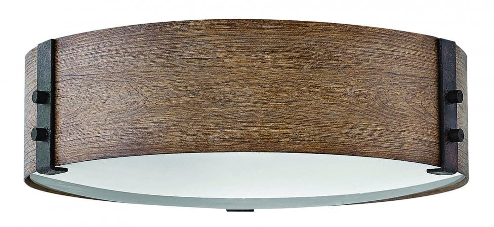 Hinkley Sawyer 3-Light Outdoor Ceiling Light in Sequoia