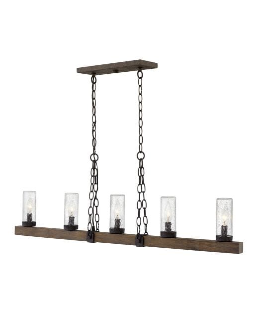 Hinkley Sawyer 5-Light Outdoor Hanging Light in Sequoia