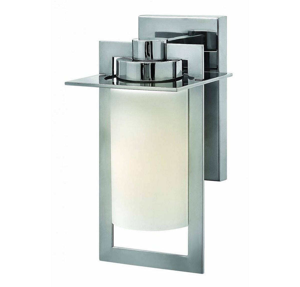 Hinkley Colfax 1-Light Outdoor Small Wall Mount in Polished Stainless Steel