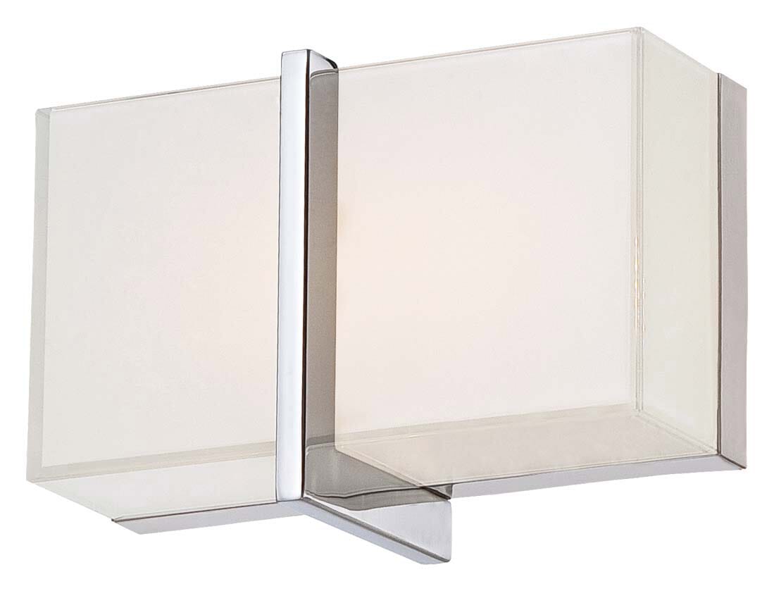 Minka Lavery High Rise 8" Bathroom Vanity Light in Chrome