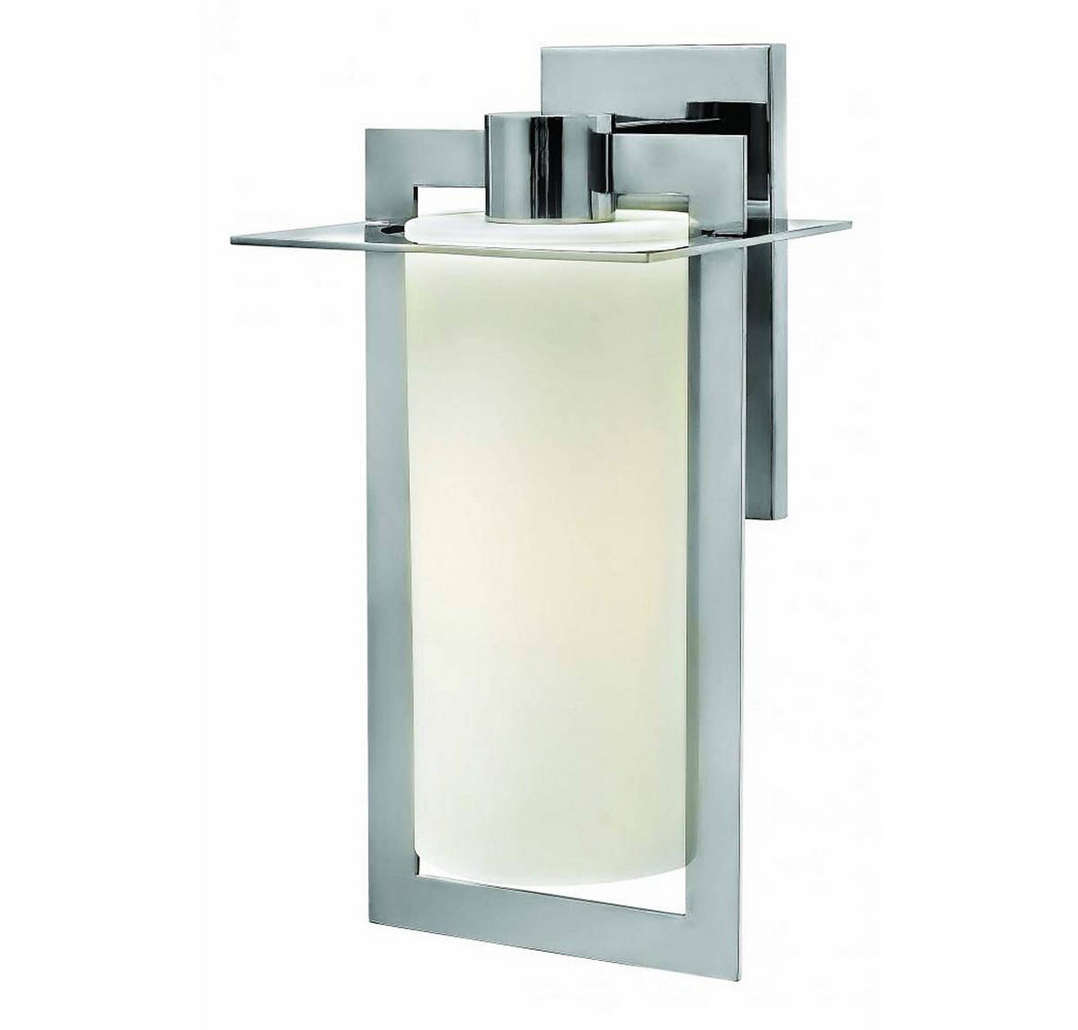 Hinkley Colfax 1-Light Outdoor Large Wall Mount in Polished Stainless Steel