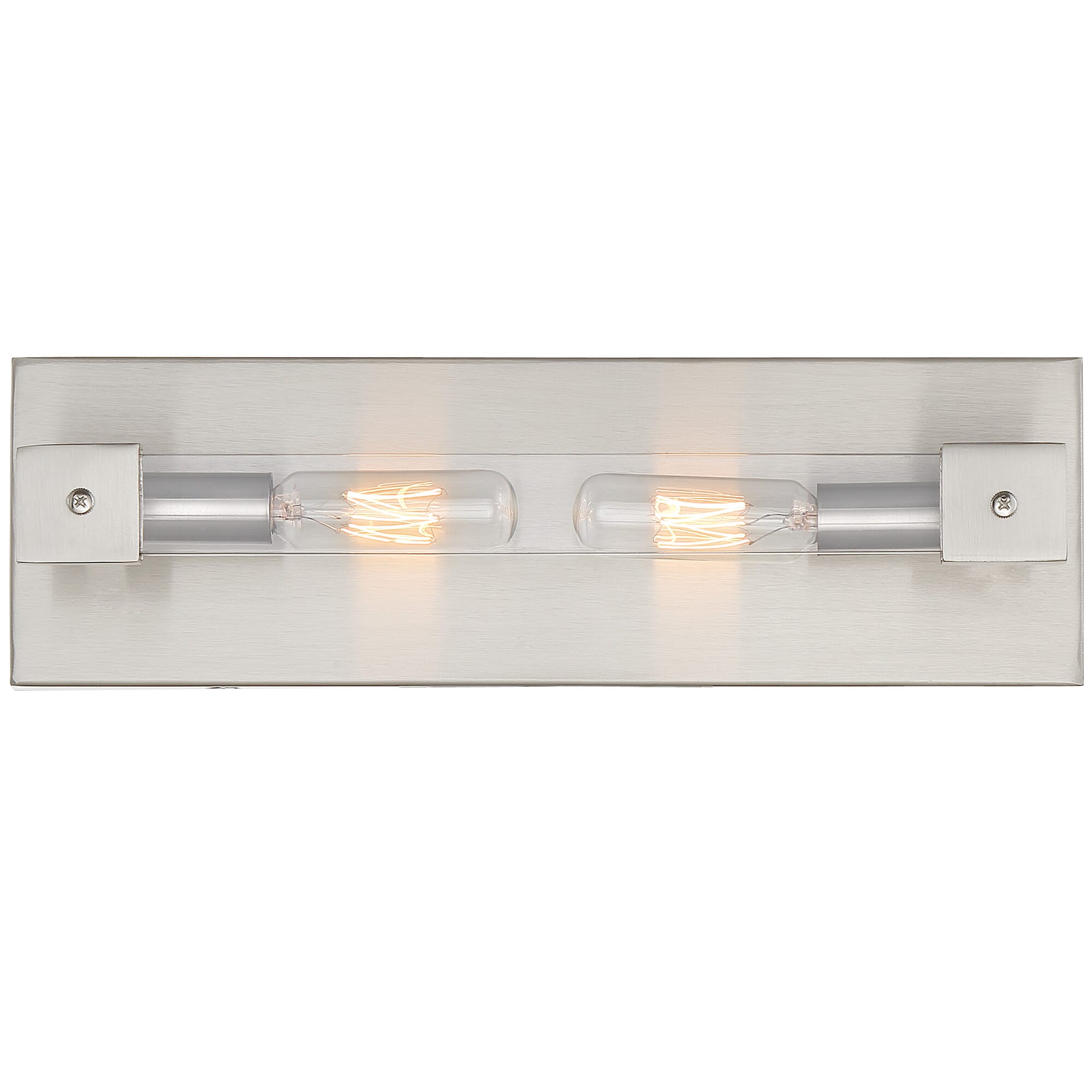 Varaluz Halcyon 2-Light 4" Bathroom Vanity Light in Satin Nickel