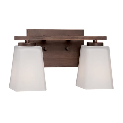 Millennium Lighting 200 Series 2-Light Bathroom Vanity Light in Rubbed Bronze