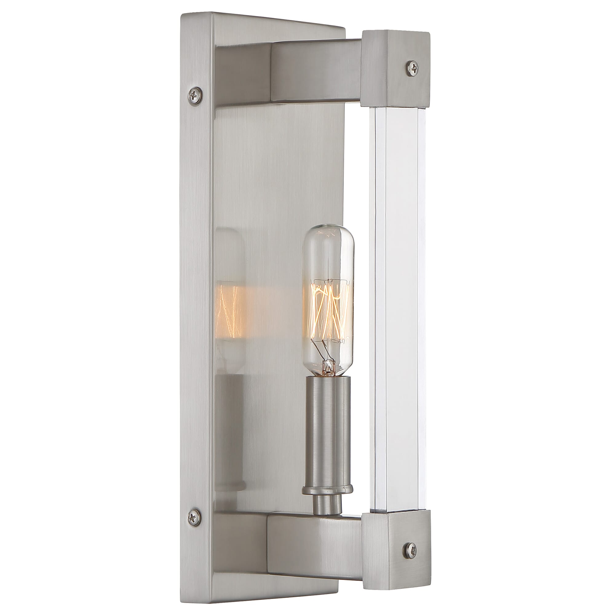 Varaluz Halcyon 11" Wall Sconce in Satin Nickel