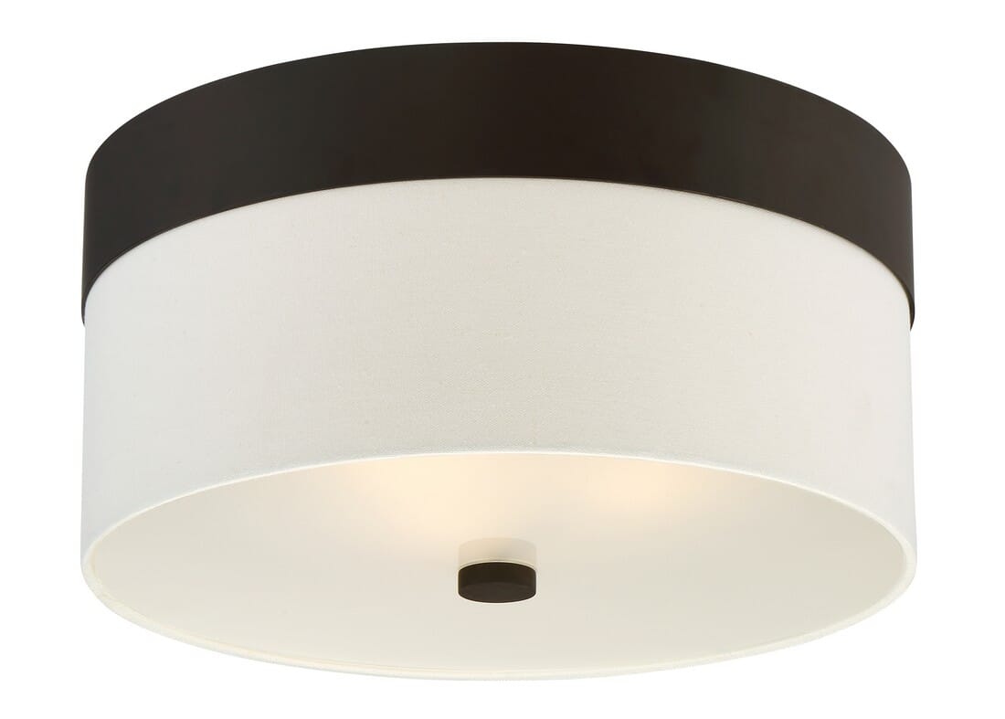 Libby Langdon for Crystorama Grayson 16" Ceiling Light in Dark Bronze