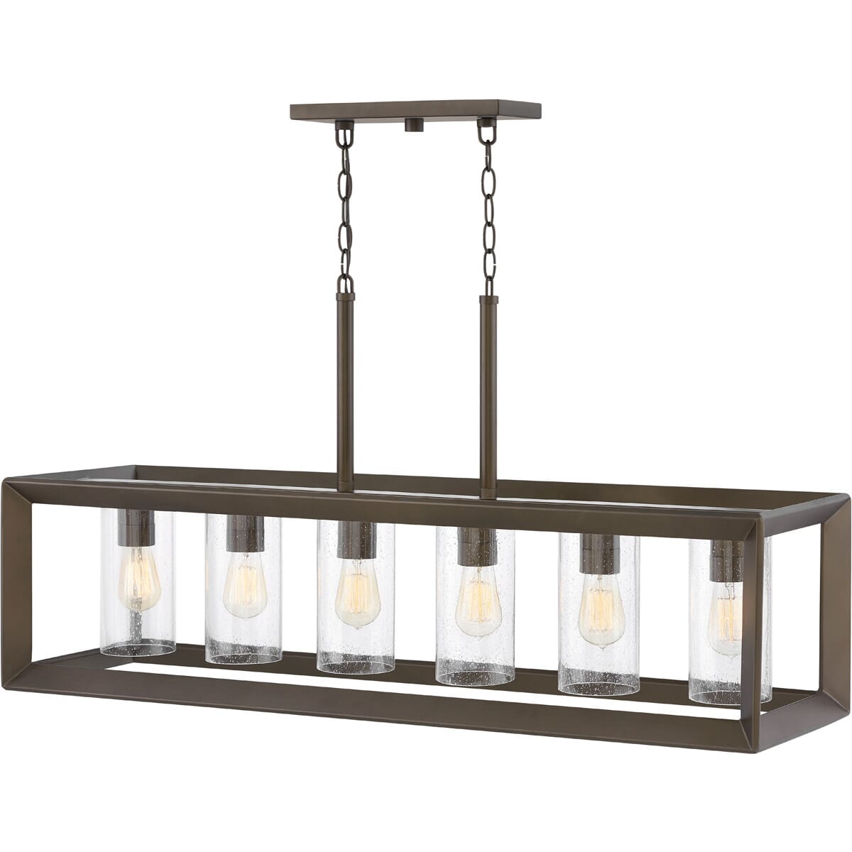 Hinkley Rhodes 6-Light Outdoor Linear in Warm Bronze