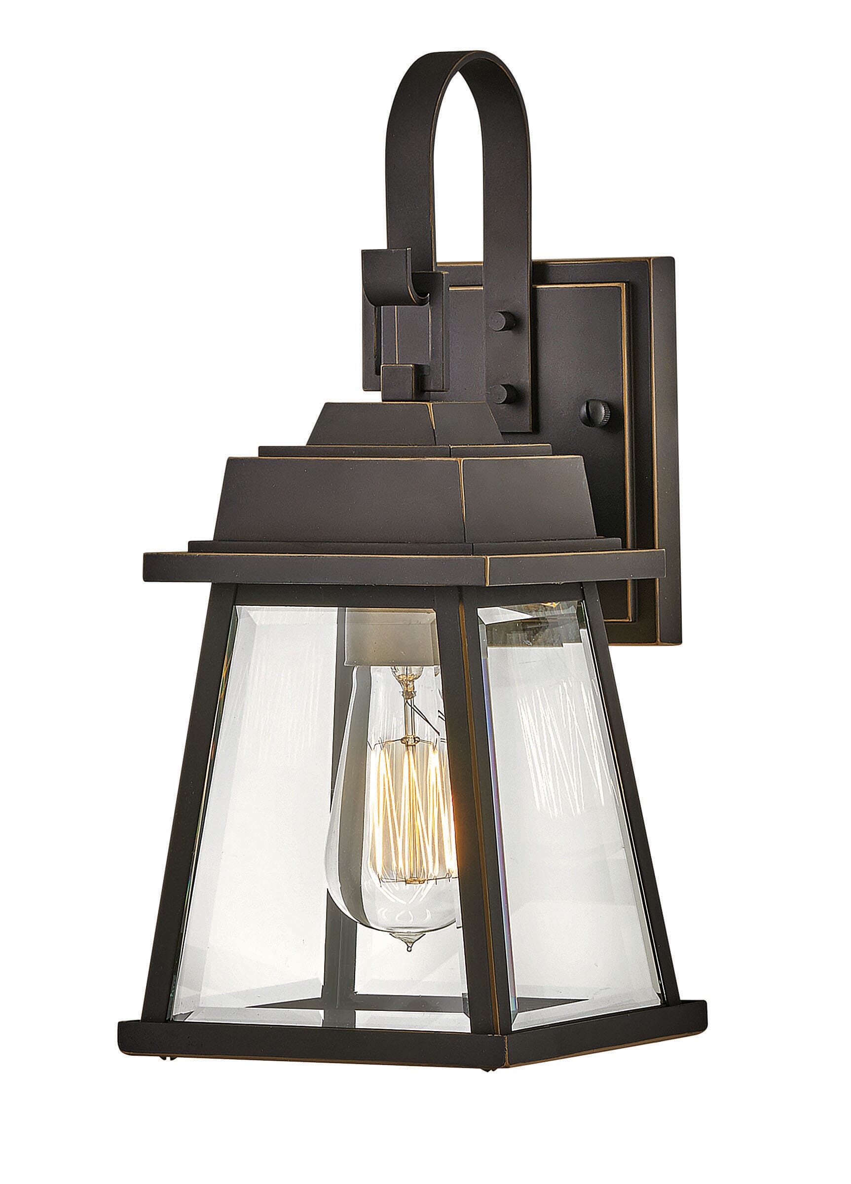 Hinkley Bainbridge 14" Outdoor Wall Light in Oil Rubbed Bronze