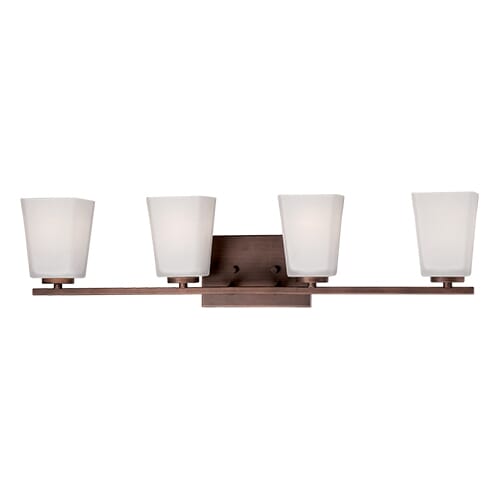 Millennium Lighting 200 Series 4-Light Bathroom Vanity Light in Rubbed Bronze