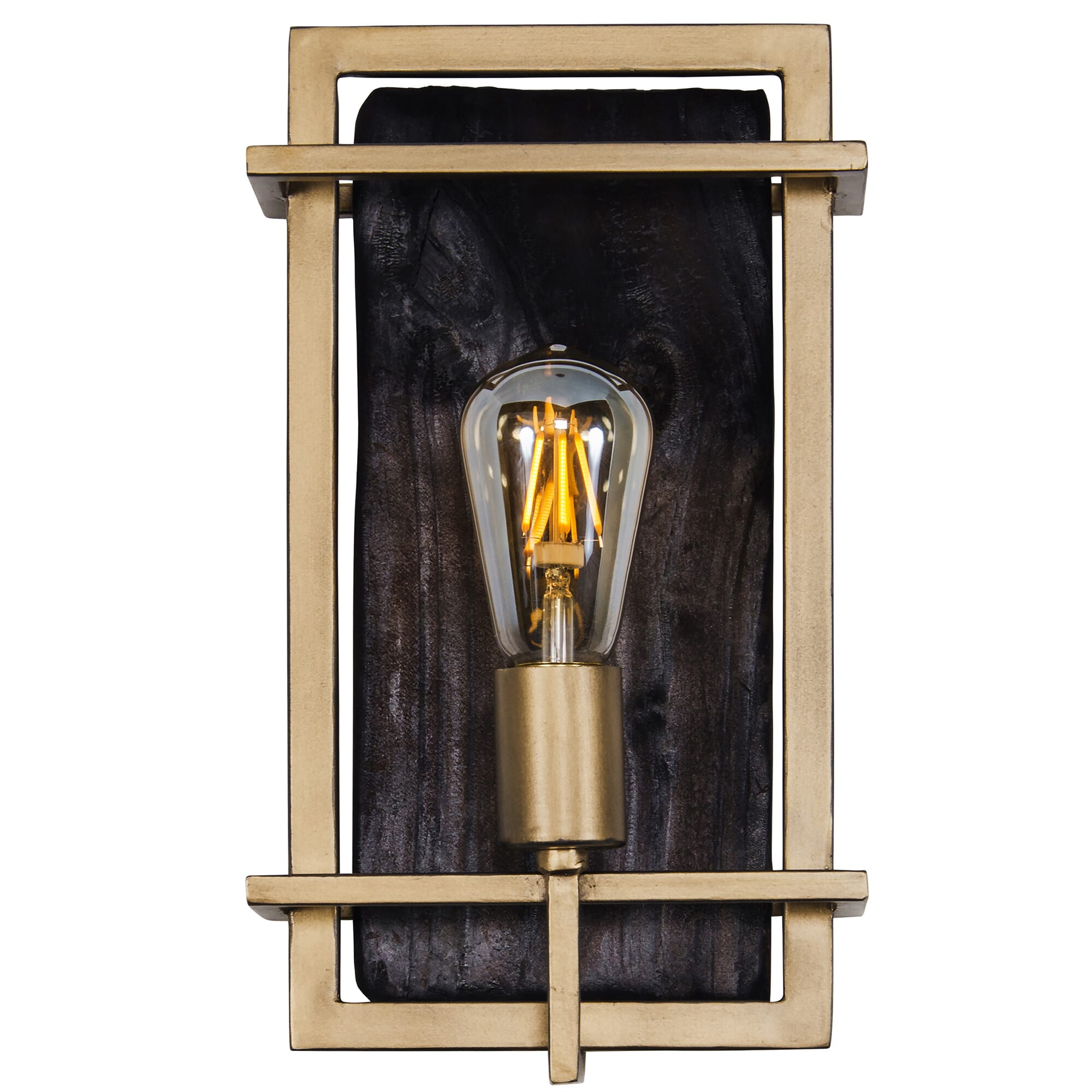 Varaluz Madeira 8" Wall Sconce in Rustic Gold and Madeira