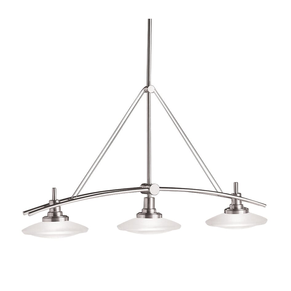 Kichler Structures 3-Light 9" in Brushed Nickel