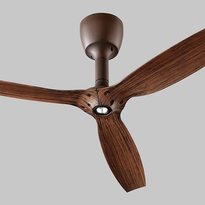 Oxygen Alpha Indoor Ceiling Fan Blade Set in Walnut