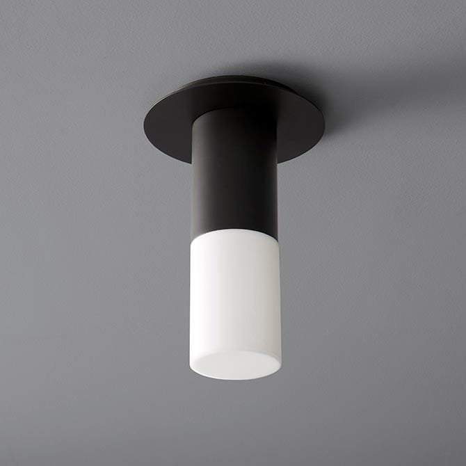 Oxygen Pilar Ceiling Light in Black