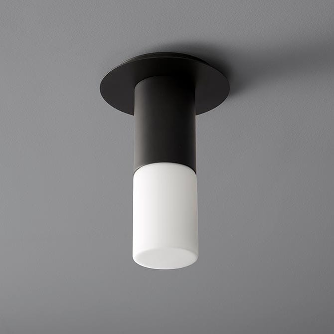 Oxygen Pilar Ceiling Light in Black