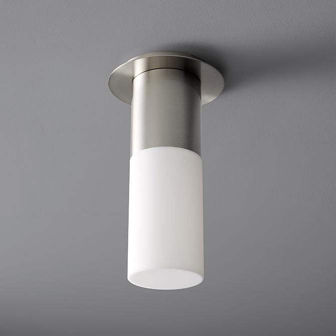 Oxygen Pilar Ceiling Light in Satin Nickel