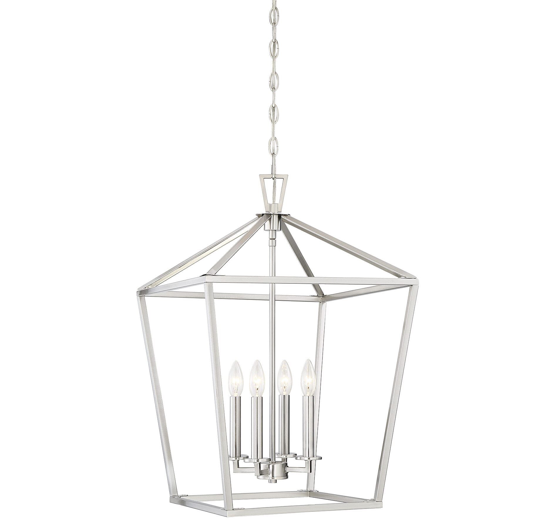 Trade Winds Falmouth 4-Light Pendant in Brushed Nickel