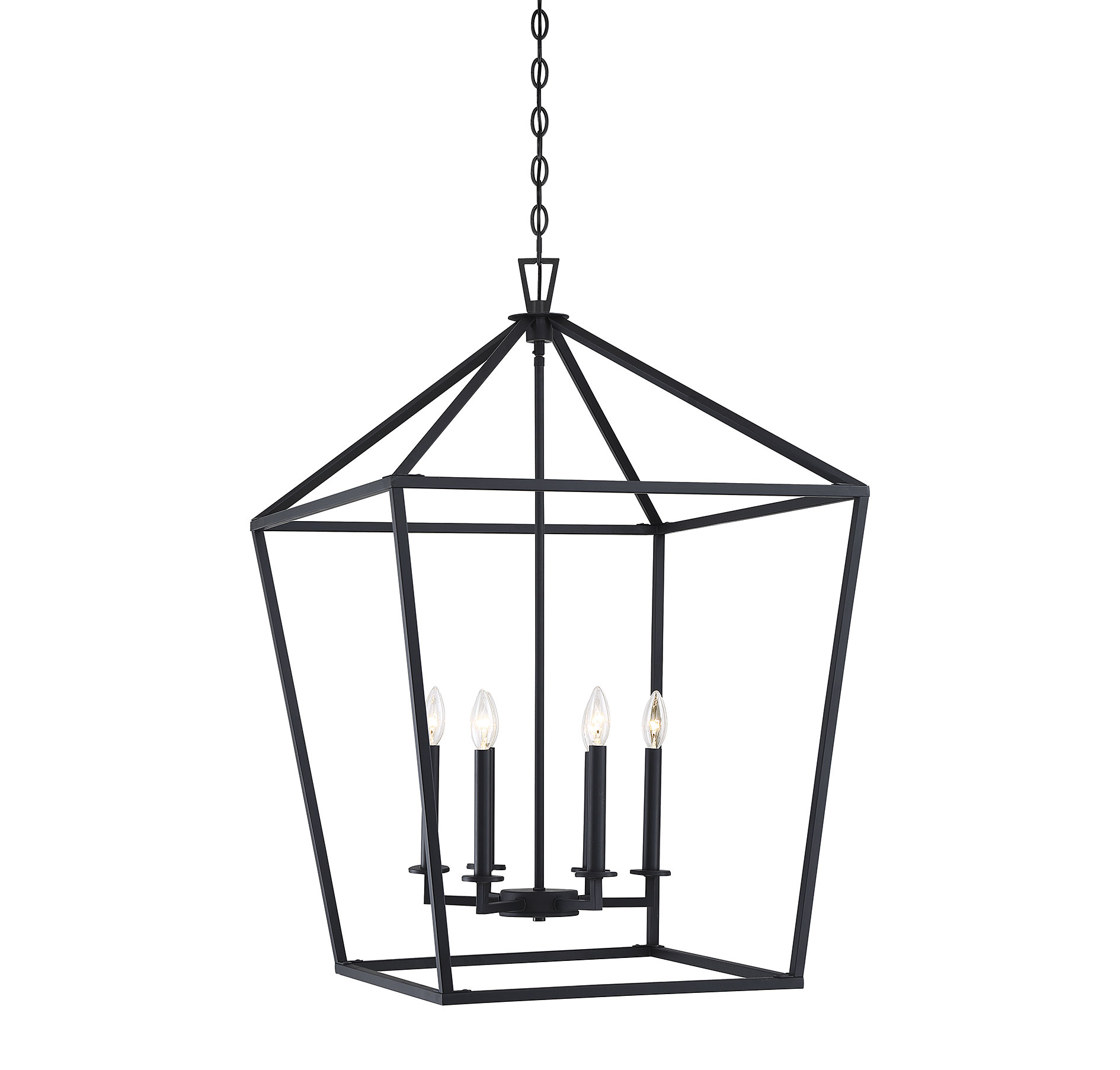 Savoy House Townsend 6-Light Foyer Pendant in Matte Black