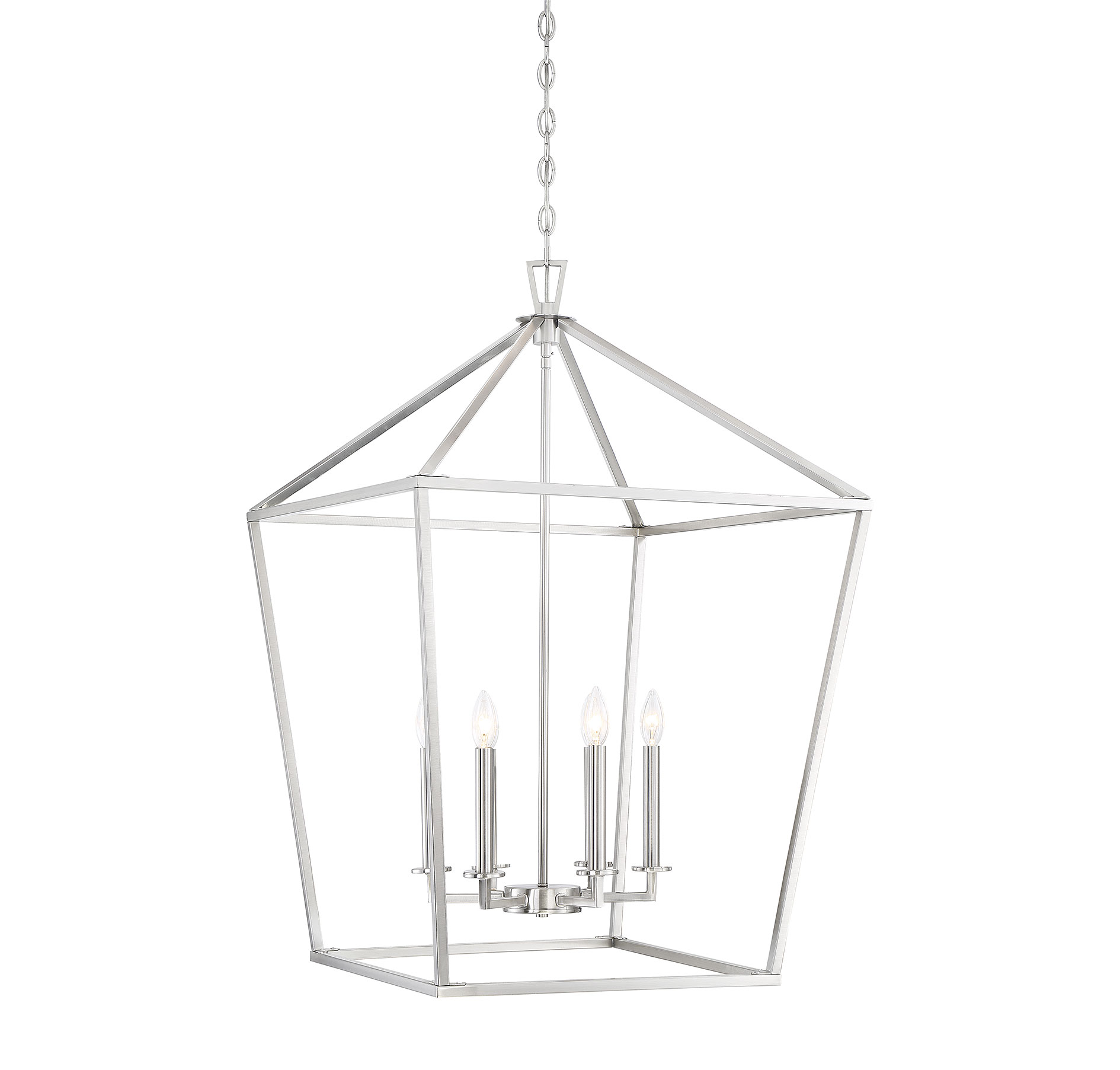 Savoy House Townsend 6-Light Foyer Pendant in Satin Nickel