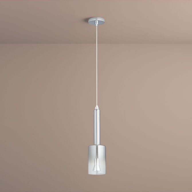 Oxygen Spindle Pendant Light in Smoke Ombre