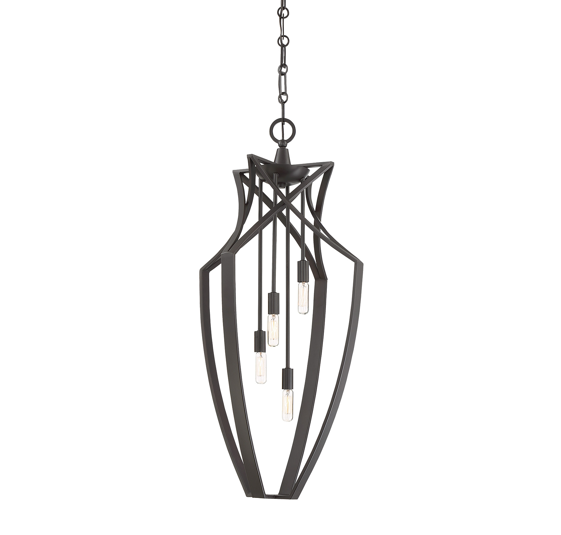 Savoy House Windsung Foyer Pendant Light in English Bronze