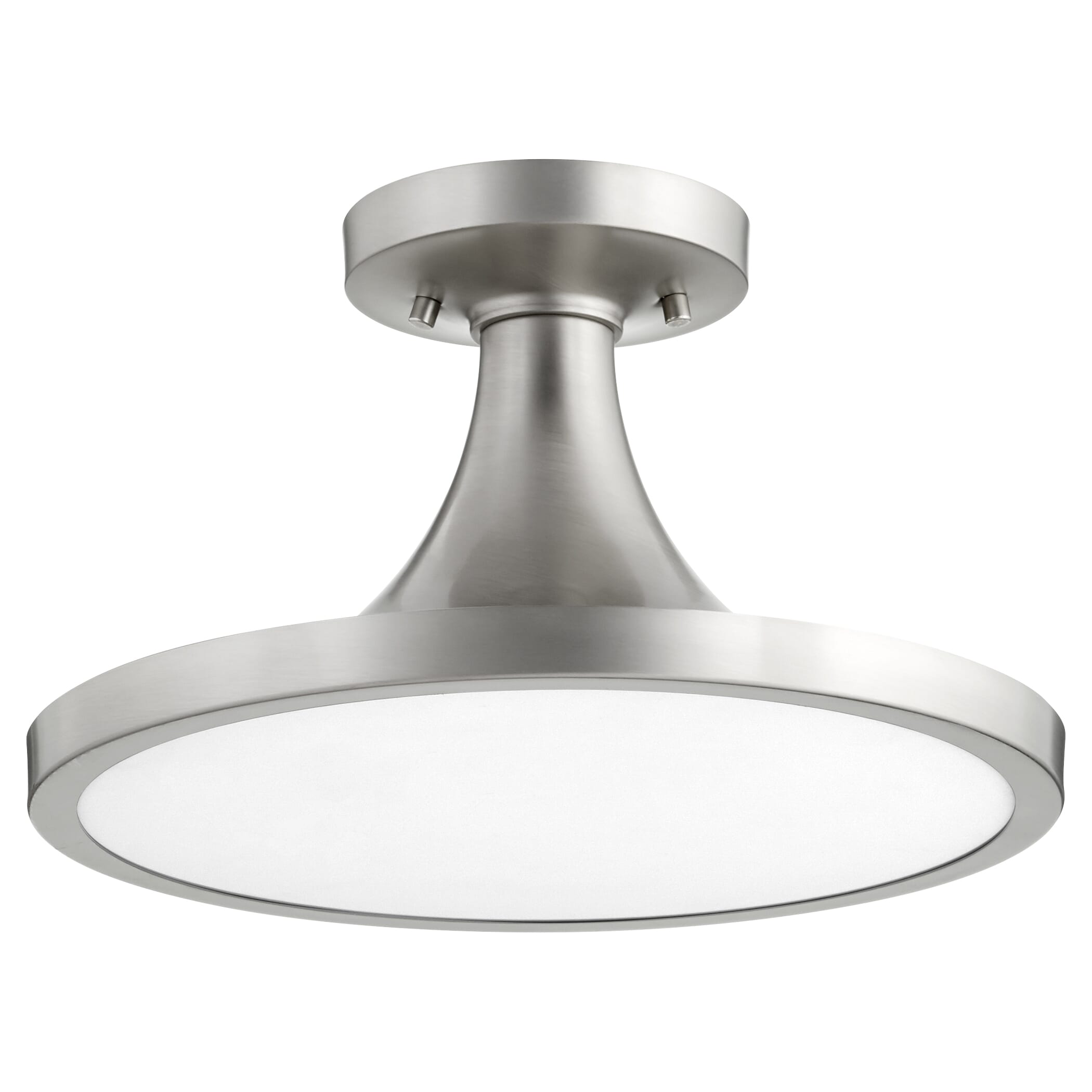 Quorum Bugle 15" Ceiling Light in Satin Nickel