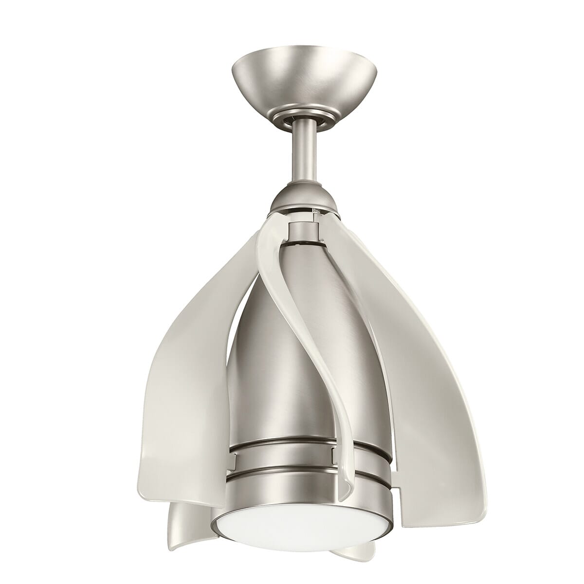 Kichler Terna LED Pendant Ceiling Fan in Brushed Nickel