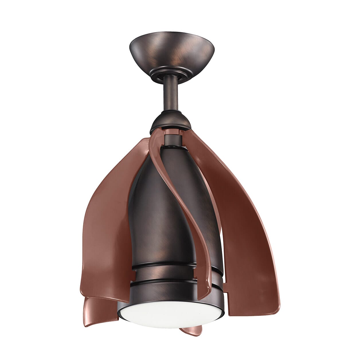 Kichler Terna LED Pendant Ceiling Fan in Oil Brushed Bronze