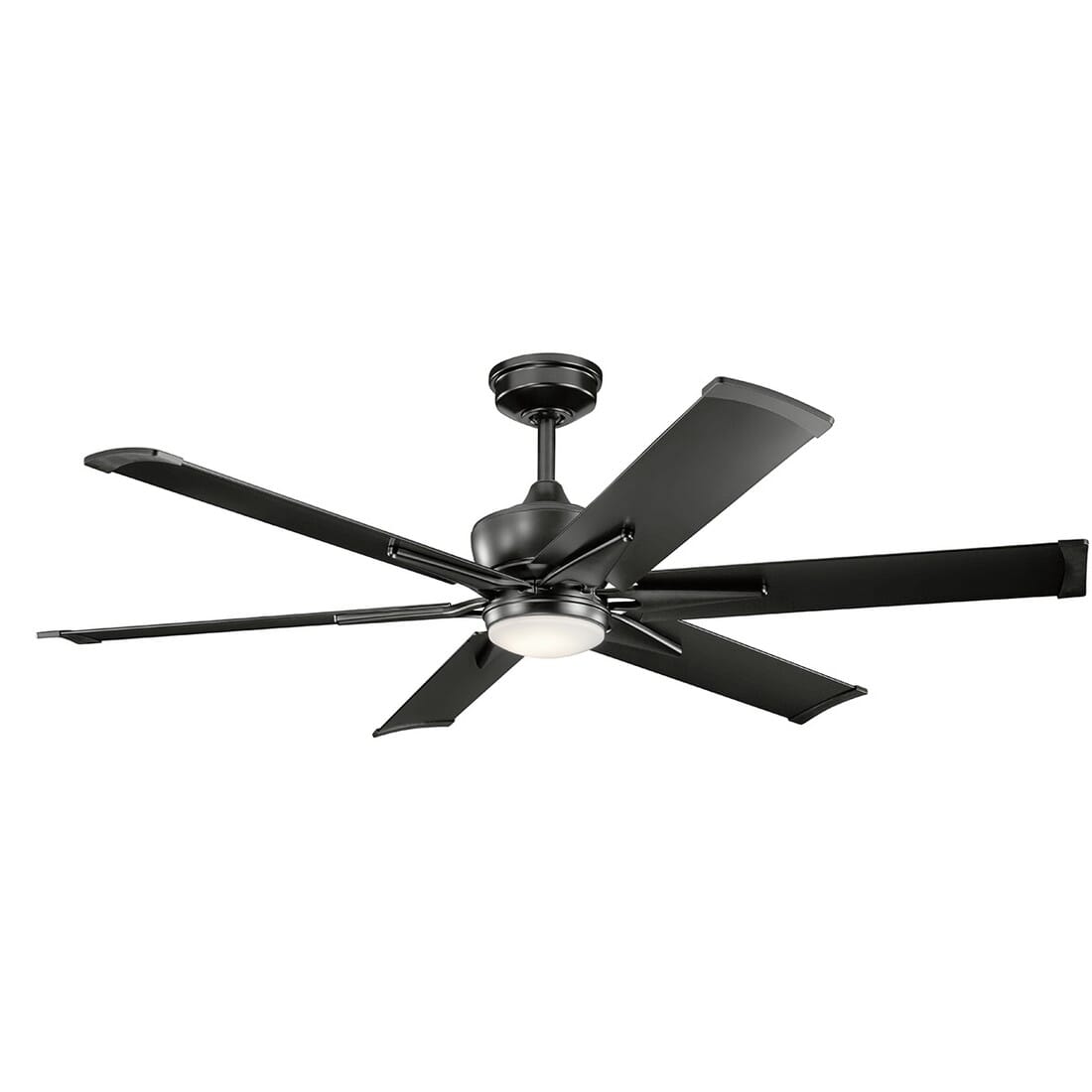 Kichler Szeplo Patio 60" LED Ceiling Fan in Satin Black