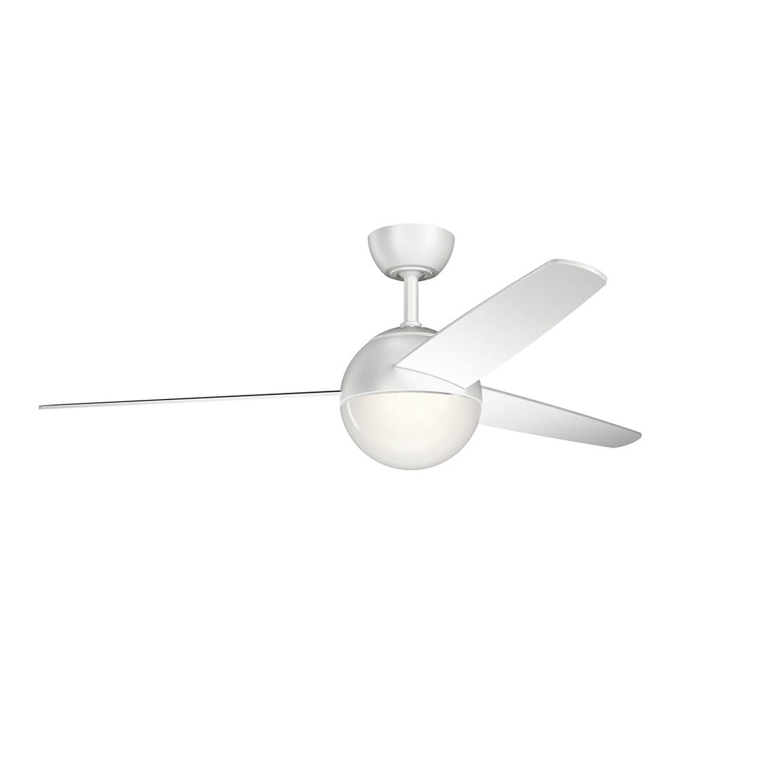 Kichler Bisc 56" LED Ceiling Fan in Matte White