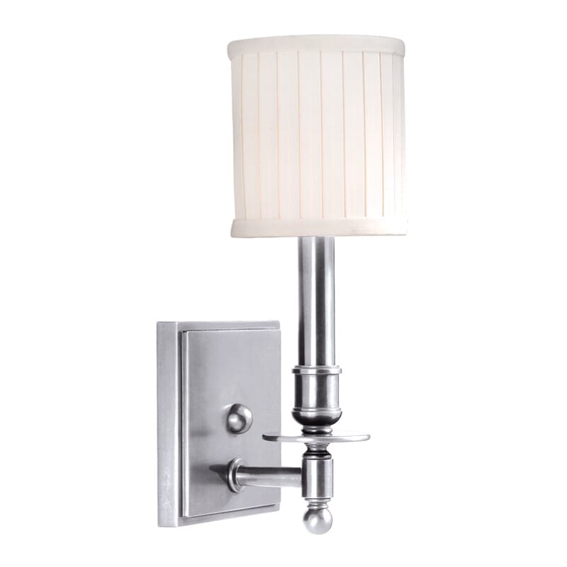 Hudson Valley Palmer 12" Wall Sconce in Polished Nickel