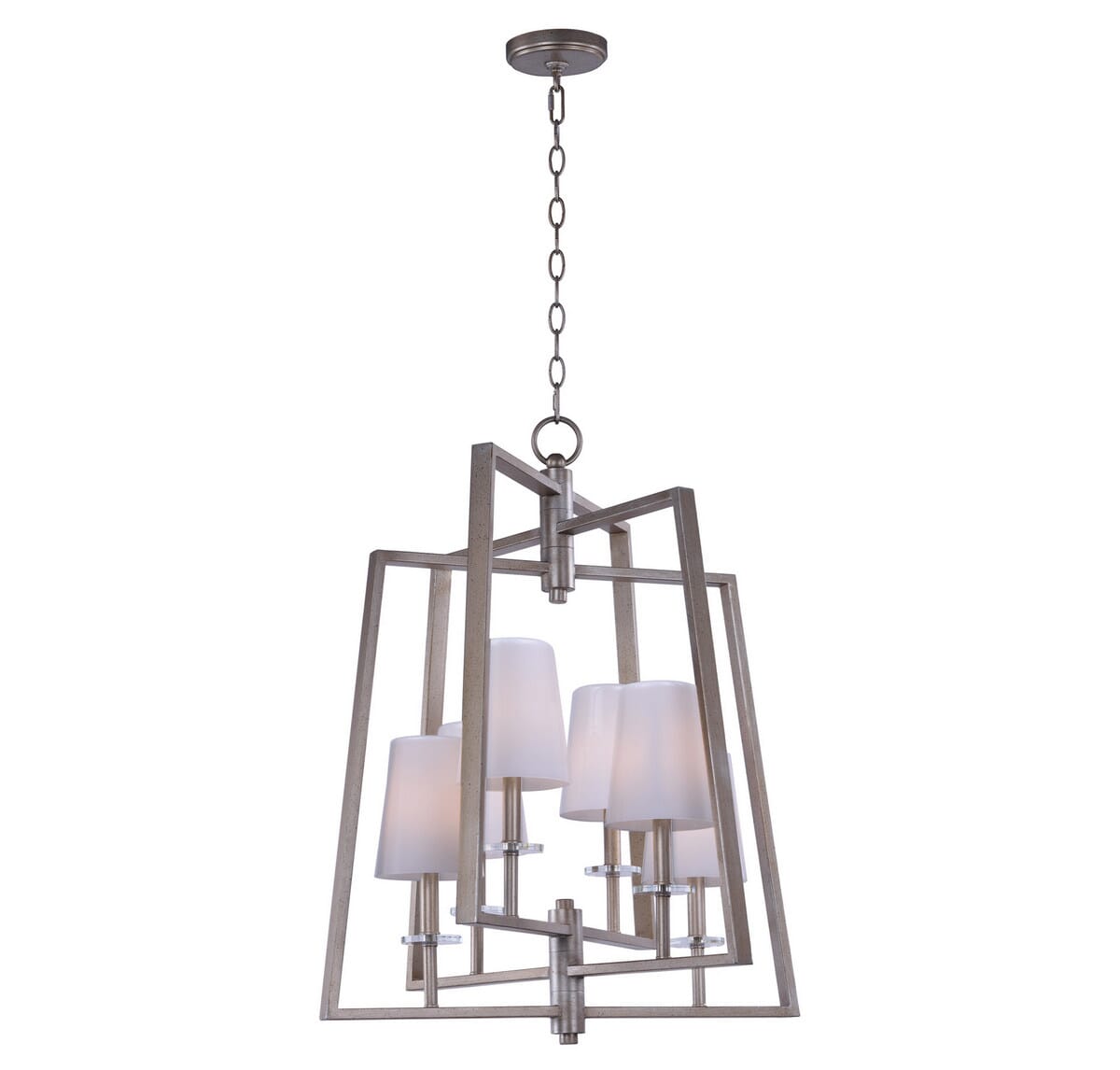 Maxim Lighting Swing 24" 6-Light Chandelier in Platinum Dusk