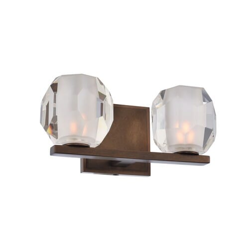 Kalco Regent 2-Light 11" Bathroom Vanity Light in Vintage Bronze