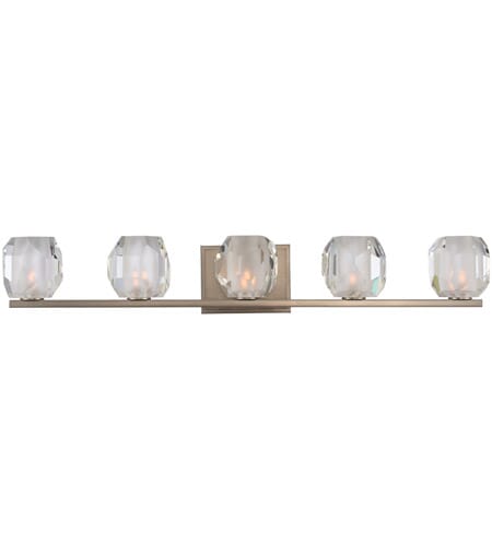 Kalco Regent 5-Light Bathroom Vanity Light in Satin Nickel