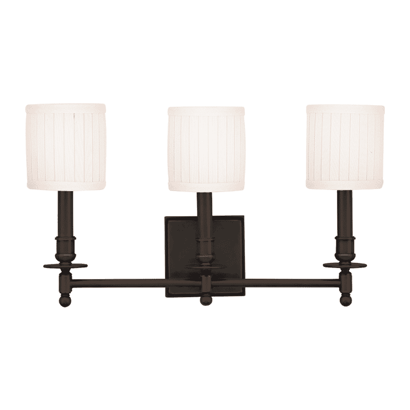 Hudson Valley Palmer 3-Light 12" Wall Sconce in Old Bronze