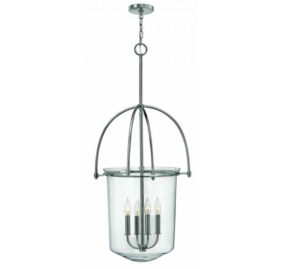 Hinkley Clancy 4-Light Single Tier Foyer Light in Polished Nickel