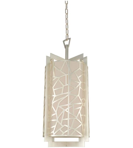 Kalco Miramar 8-Light Pendant Light in Rose Silver