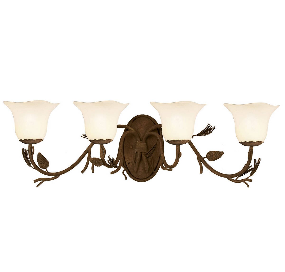 Kalco Ponderosa 4-Light Bathroom Vanity Light in Ponderosa