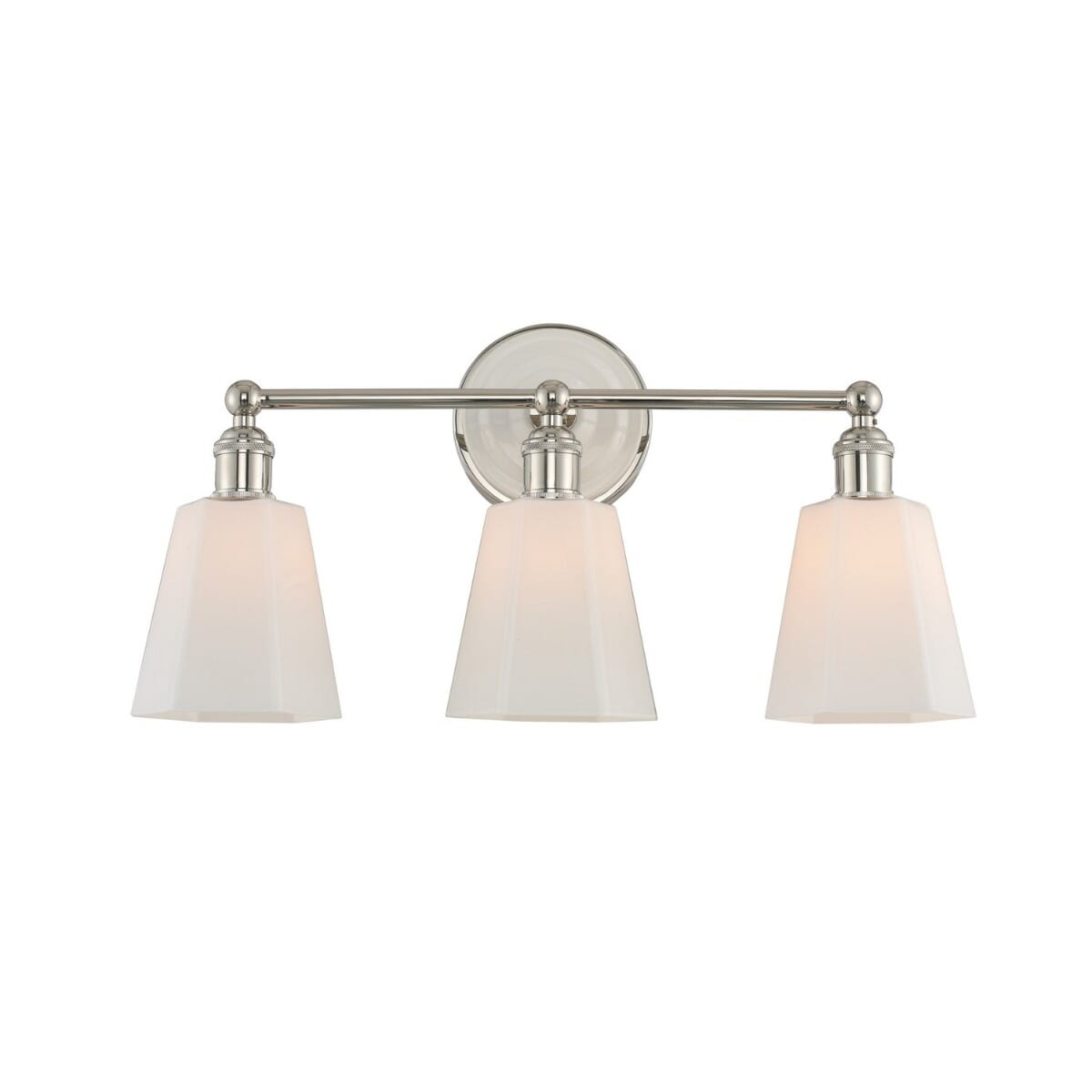 Kalco Greenwich 3-Light 20" Bathroom Vanity Light in Polished Nickel