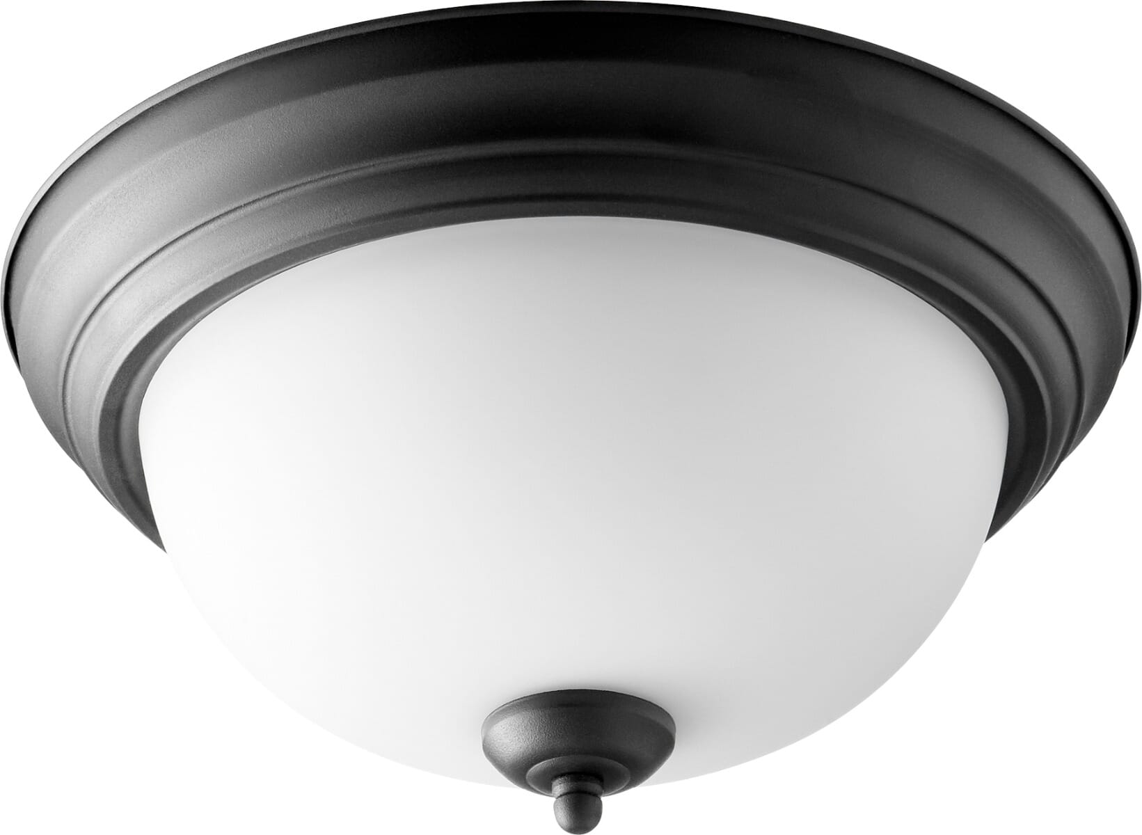 Quorum Home 2-Light 14" Ceiling Light in Noir