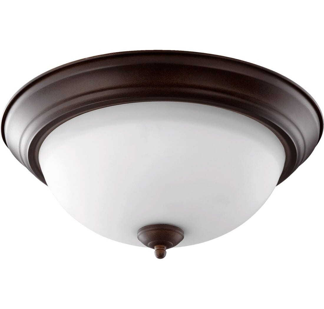 Quorum Home 3-Light Ceiling Light in Oiled Bronze