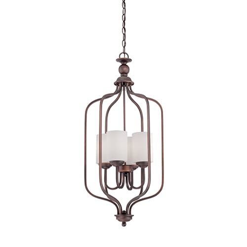 Millennium Lighting Lansing 4-Light Pendant in Rubbed Bronze