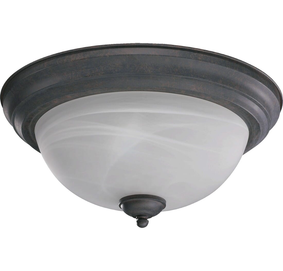 Quorum Home 2-Light Ceiling Light in Toasted Sienna