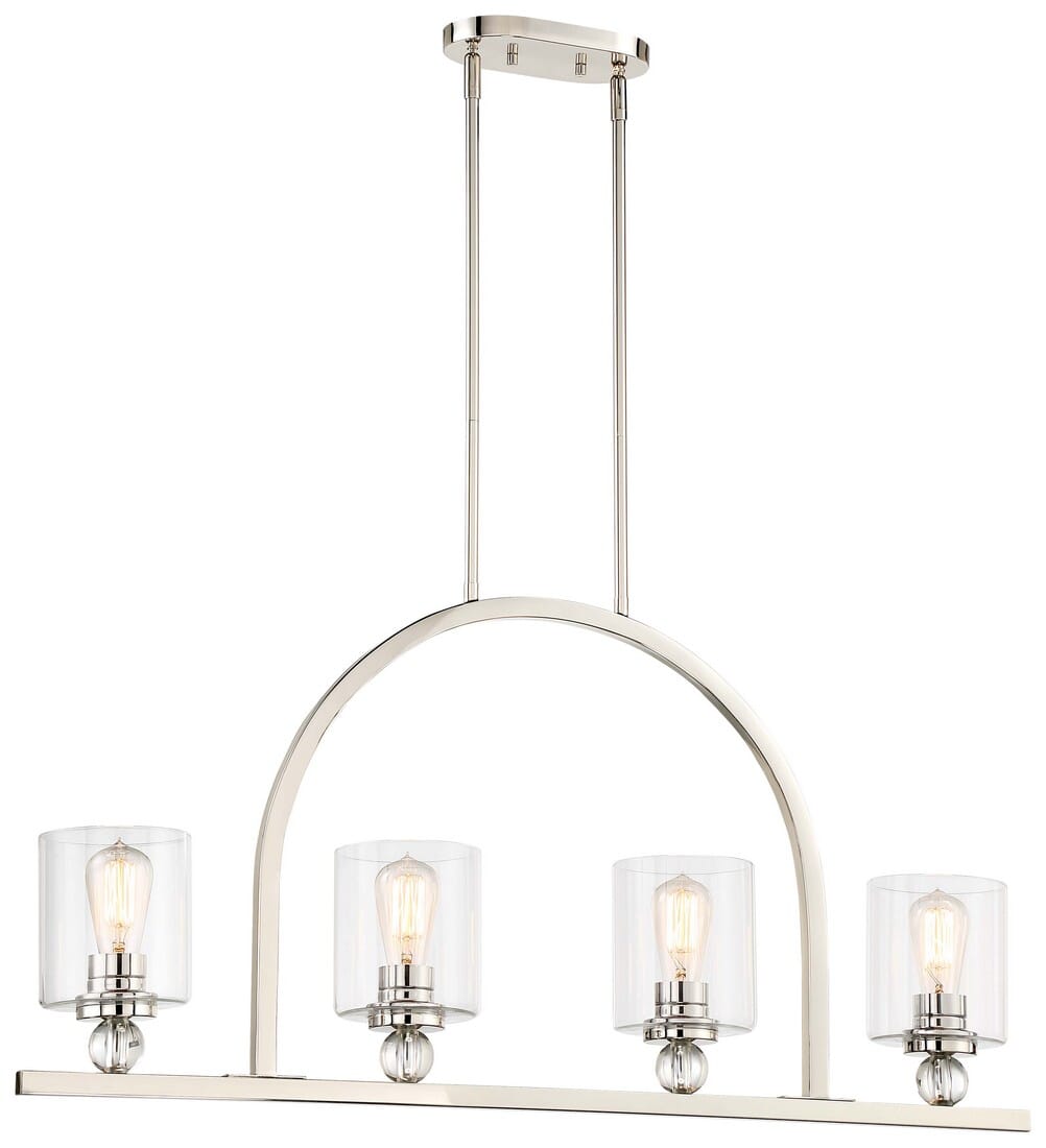 Minka Lavery Studio 5 4-Light Pendant Light in Polished Nickel