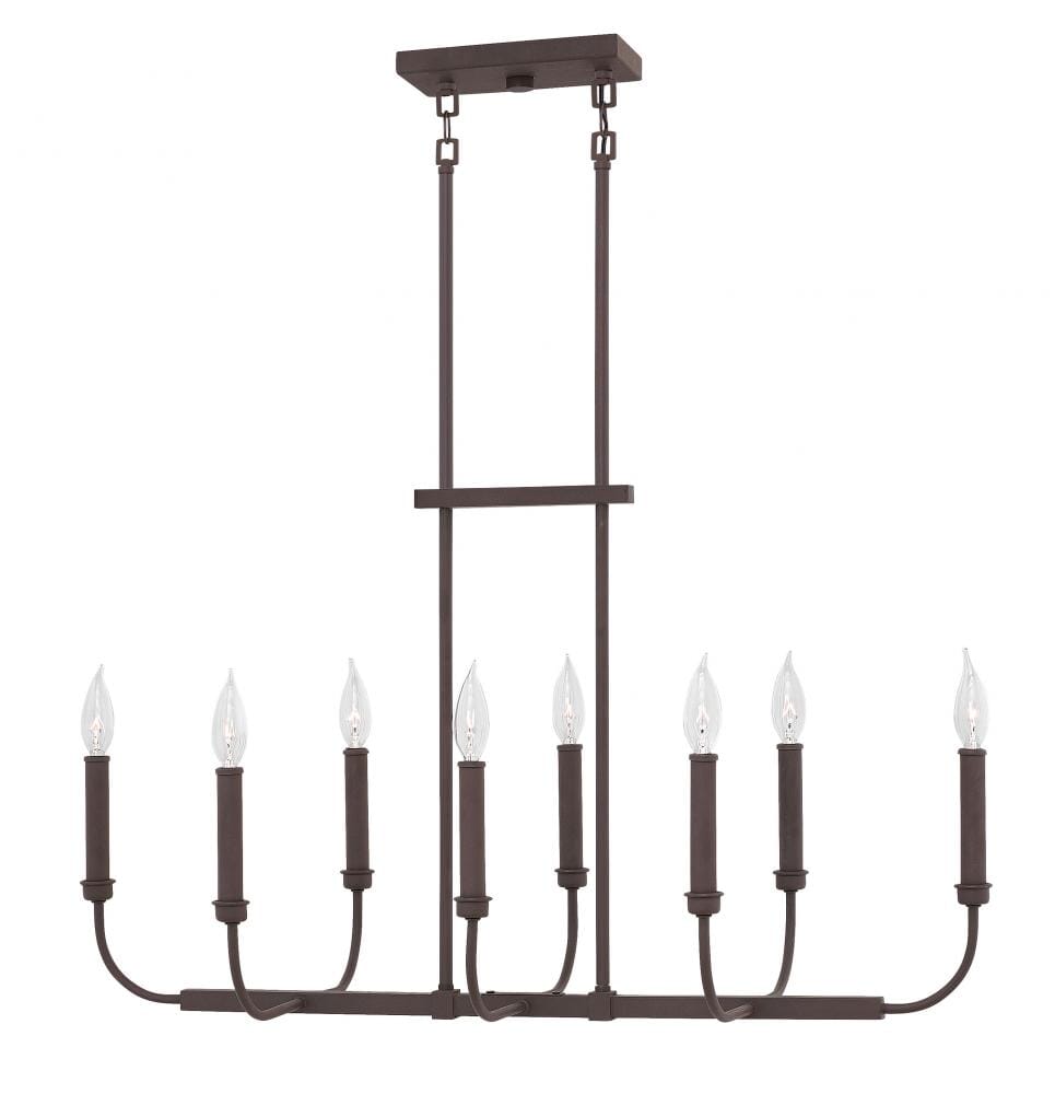 Hinkley Alister 8-Light Linear in Buckeye Bronze