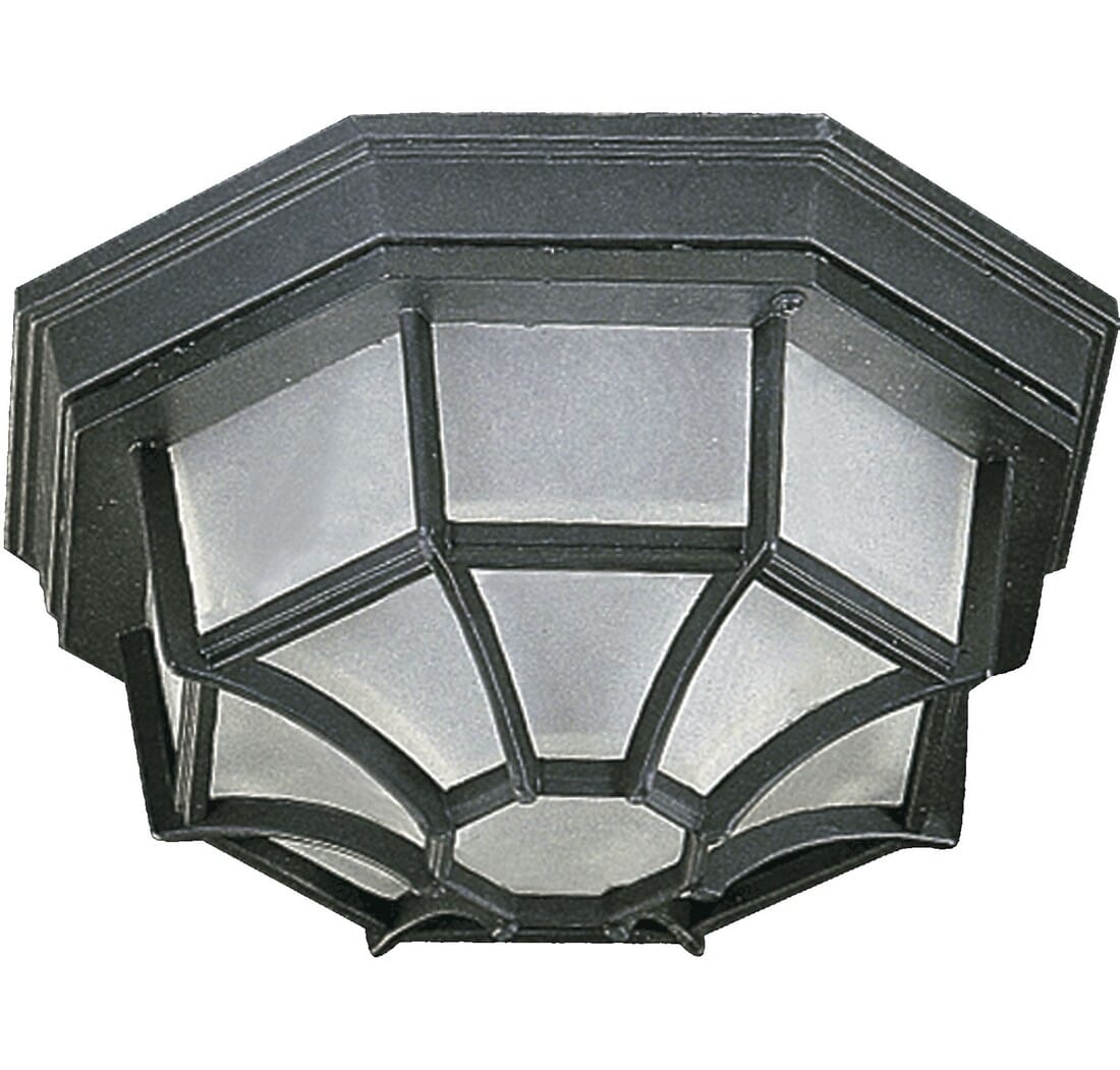 Quorum 11" Ceiling Light in Black