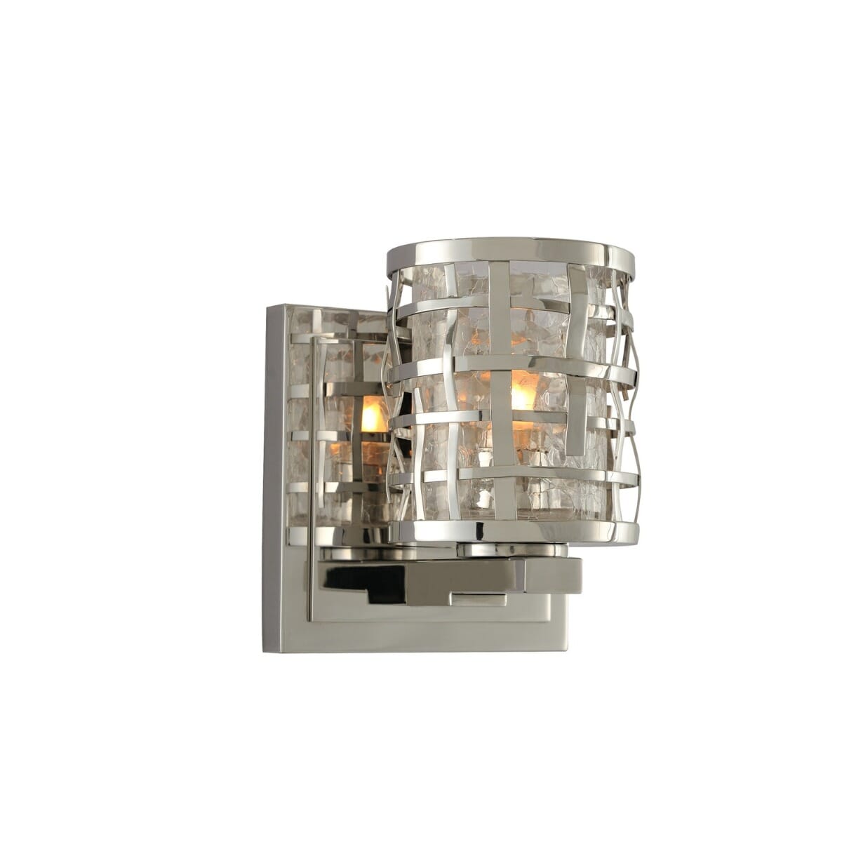 Kalco Bridgeport 5" Bathroom Vanity Light in Stainless Steel